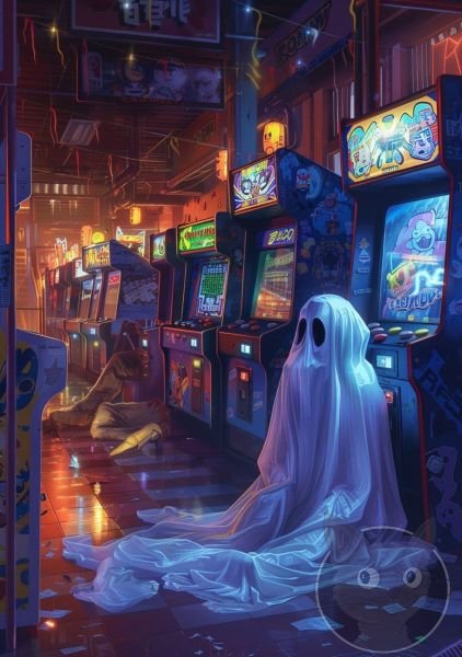 lallen_A_ghost_sitting_on_the_floor_in_front_of_arcade_machines_1053697c-6fac-415f-b934-31d2096672af