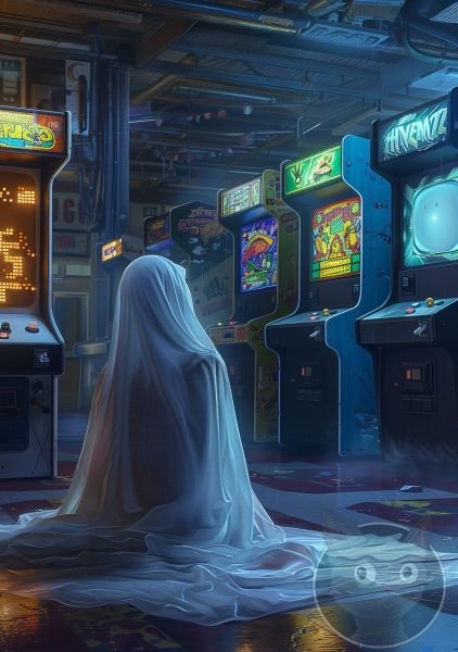 lallen_A_ghost_sitting_on_the_floor_in_front_of_arcade_machines_949ac2f8-97a4-44a4-8dbd-a0fc985c79e7-1