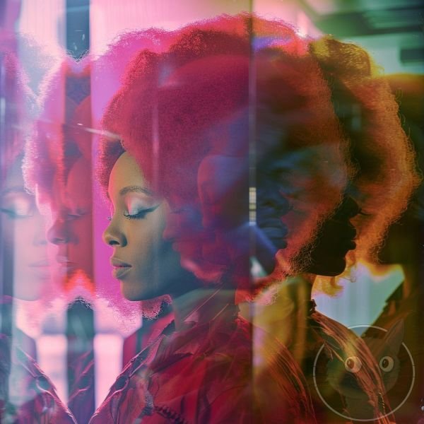lallen_a_photograph_of_a_black_woman_with_afro_wigs._in_the_sty_84221383-2c02-4594-85f0-750044b12d69