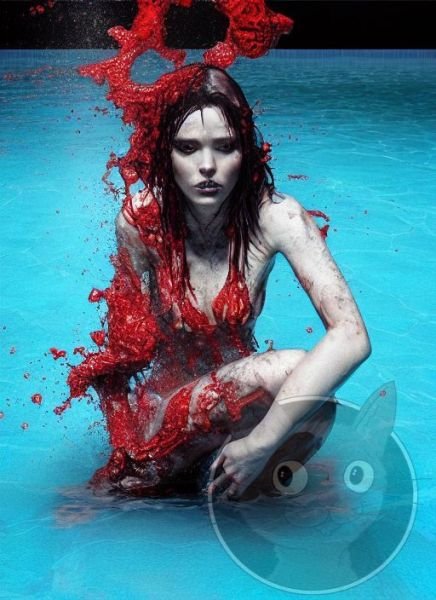 lallen_irish_woman_kneeling_in_a_pool_of_red_liquid_splashes_dr_b4d28d13-aba4-40ad-9f9c-e7e0963d336a