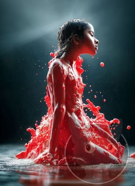 lallen_young_indian_girl_kneeling_in_a_pool_of_red_liquid_splas_7e28f569-8689-4dd3-ab2c-e7629259fa9f