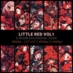 Little Red Vol1 - Lallen Design - Seamless Tiles