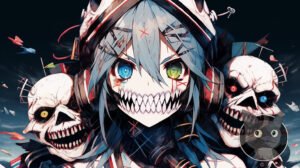 Skull Girl - Lallen Design -AI Art Gallery