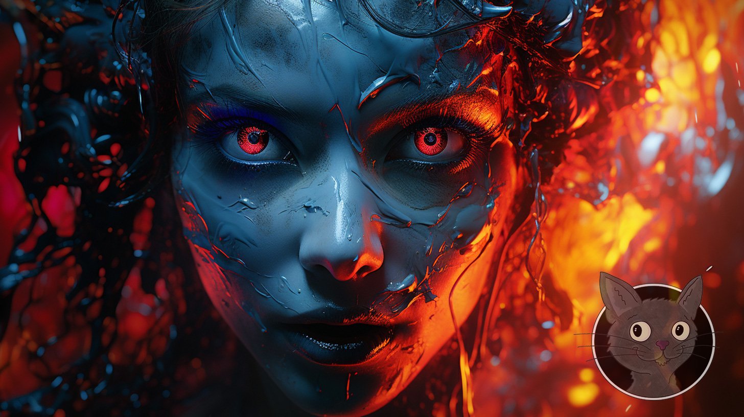 The Dark is Here- Lallen Design -AI Art Gallery