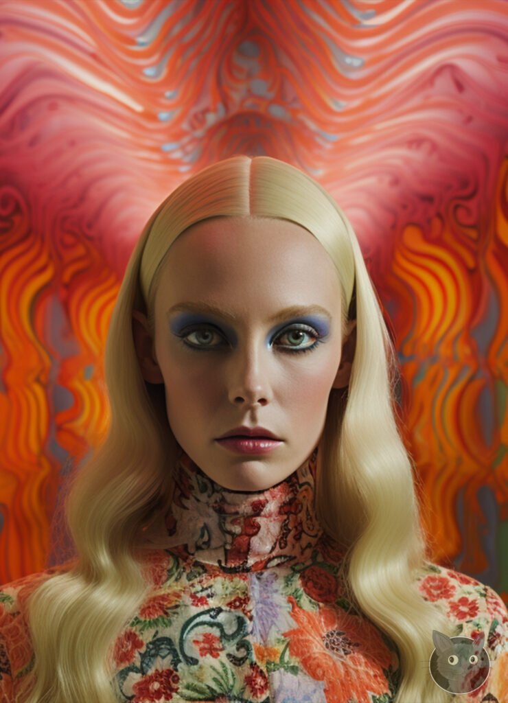 Psychedelic Tableaux - Lallen Design - AI Art Gallery