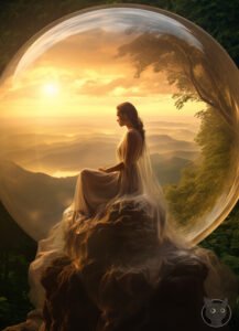 Crystal Canopy - Lallen Design - AI Art Gallery