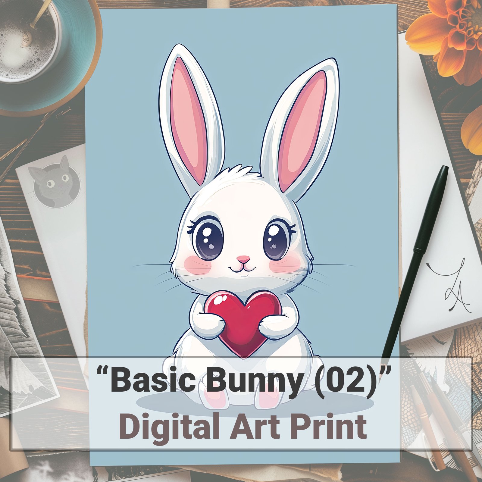 Basic-Bunny-2-Product-Page-v01 Basic Bunny (2) - Digital Print - Lallen Design